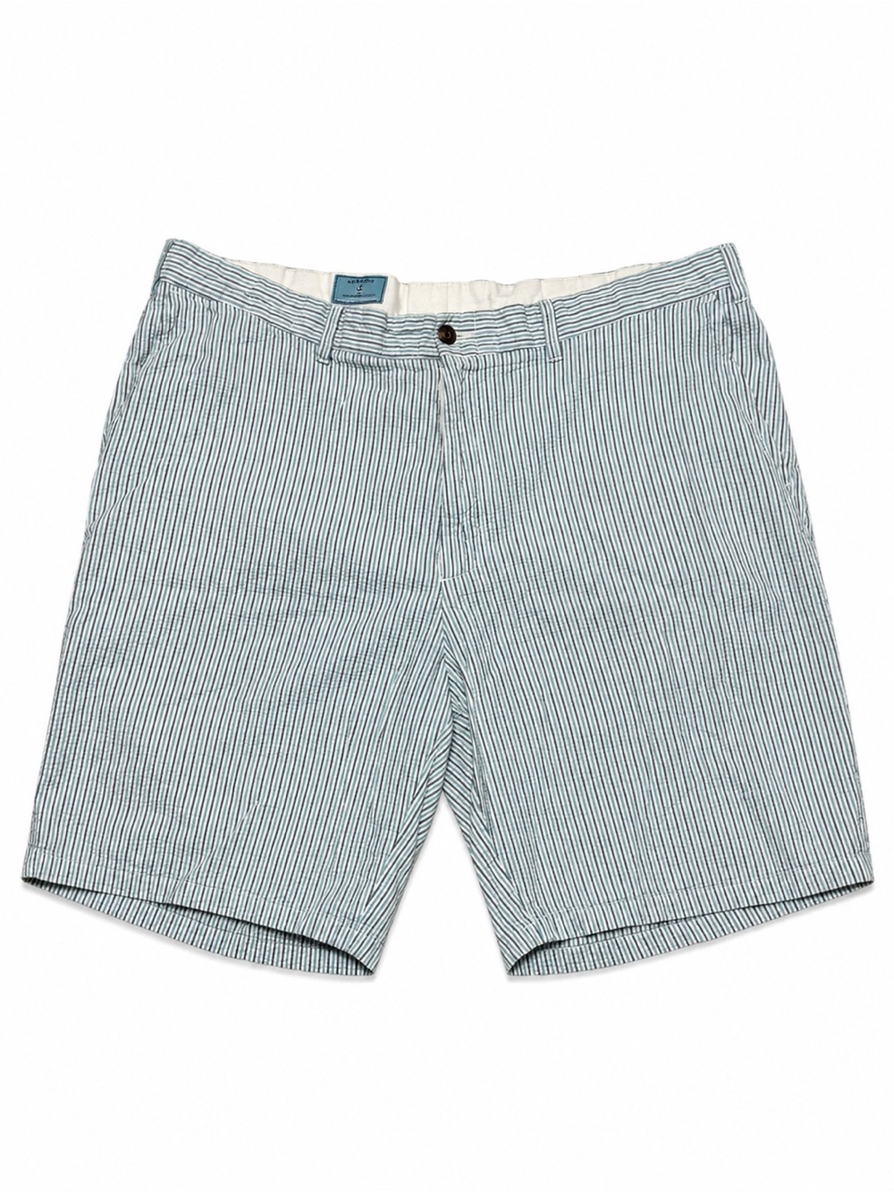 Castaway Nantucket Island Men’s Shorts Size 42 Blue White Striped 100% Cotton